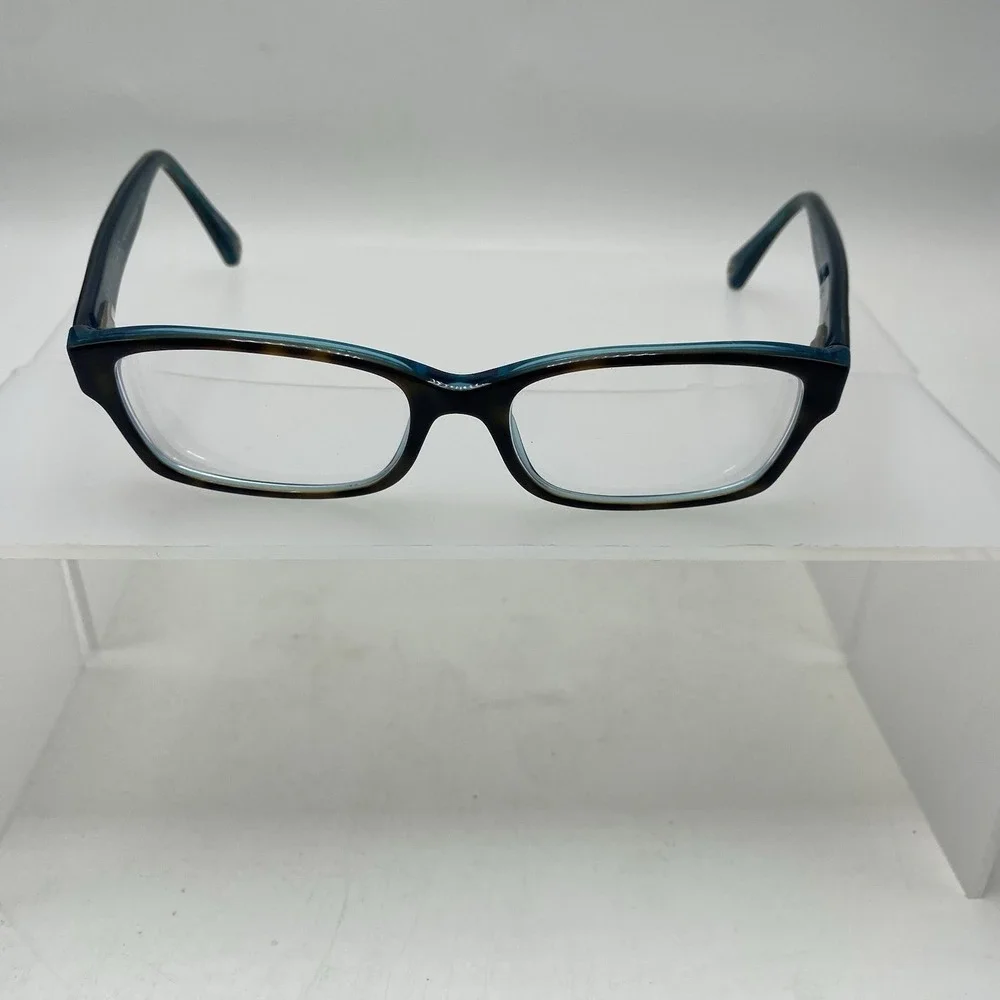Coach Eyeglasses FRAMES ONLY HC 6040 Brooklyn 52-16-135 Dark Tortoise Teal 214